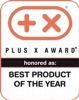 PLUS X AWARD - BEST PRODUCT OF THE YEAR